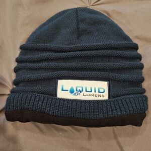 Liquid Lumens Navy Beanie